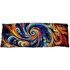 Colorful Motion Abstract Art 15 x40  Body Pillow Case Dakimakura (two Sides) by ExtraGoodSauce