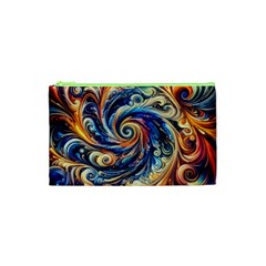 Colorful Motion Abstract Art Cosmetic Bag (xs) by ExtraGoodSauce