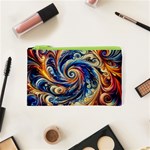 Colorful Motion Abstract Art Cosmetic Bag (XS) Front