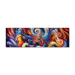 Dynamic Color Vortex Sticker (bumper) by ExtraGoodSauce