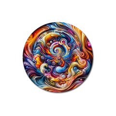 Dynamic Color Vortex Magnet 3  (round)