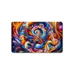 Dynamic Color Vortex Magnet (name Card)