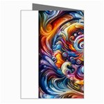 Dynamic Color Vortex Greeting Cards (Pkg of 8) Right