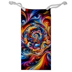 Dynamic Color Vortex Jewelry Bag by ExtraGoodSauce