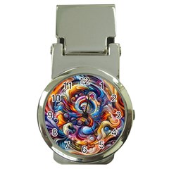 Dynamic Color Vortex Money Clip Watches