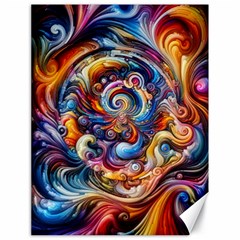 Dynamic Color Vortex Canvas 18  X 24  by ExtraAwesomeSauce