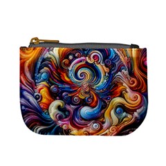 Dynamic Color Vortex Mini Coin Purse