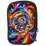 Dynamic Color Vortex Compact Camera Leather Case Front