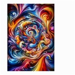 Dynamic Color Vortex Large Garden Flag (Two Sides) Front