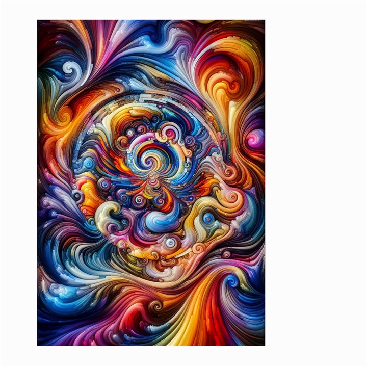 Dynamic Color Vortex Large Garden Flag (Two Sides)