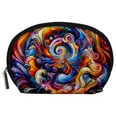 Dynamic Color Vortex Accessory Pouch (large) by ExtraGoodSauce