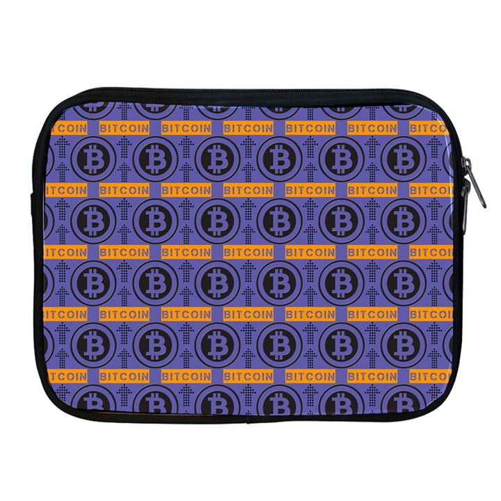 Bitcoin Logo Pattern Apple iPad 2/3/4 Zipper Cases