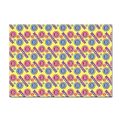 Colorful Bitcoin Pattern Sticker A4 (10 Pack) by ExtraGoodSauce