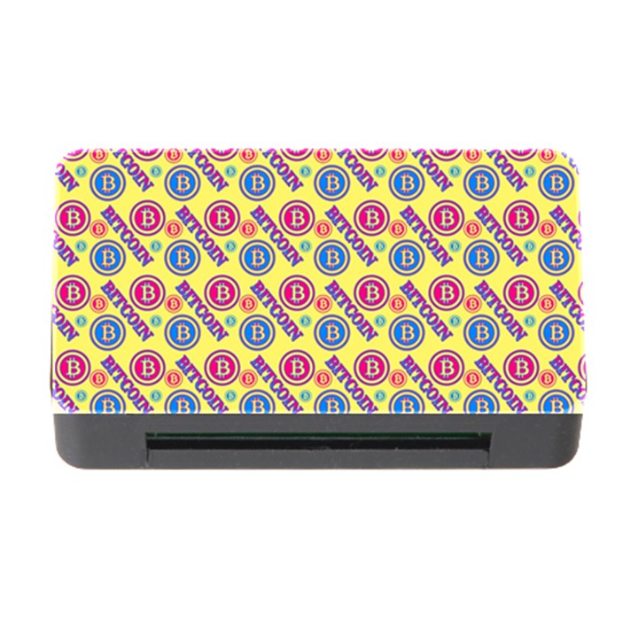 Colorful Bitcoin Pattern Memory Card Reader with CF