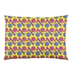 Colorful Bitcoin Pattern Pillow Case (two Sides) by ExtraGoodSauce