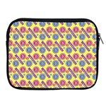 Colorful Bitcoin Pattern Apple iPad 2/3/4 Zipper Cases Front