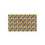 Colorful Bitcoin Pattern Cosmetic Bag (XS) Front