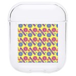 Colorful Bitcoin Pattern Hard PC AirPods 1/2 Case Front