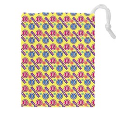 Colorful Bitcoin Pattern Drawstring Pouch (5xl)