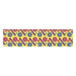 Colorful Bitcoin Pattern Banner and Sign 4  x 1  Front