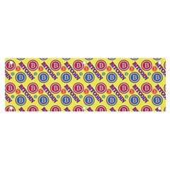 Colorful Bitcoin Pattern Banner And Sign 6  X 2  by ExtraGoodSauce