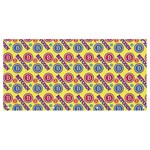 Colorful Bitcoin Pattern Banner and Sign 8  x 4  Front