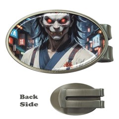 Demon Samurai Money Clips (oval) 