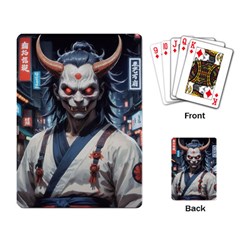 Demon Samurai Playing Cards Single Design (rectangle)