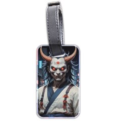 Demon Samurai Luggage Tag (two Sides) by AwesomeSauce