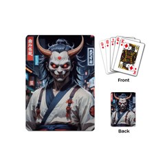 Demon Samurai Playing Cards Single Design (mini)