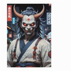 Demon Samurai Small Garden Flag (two Sides)