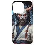 Demon Samurai iPhone 14 Pro Max Black UV Print Case Front