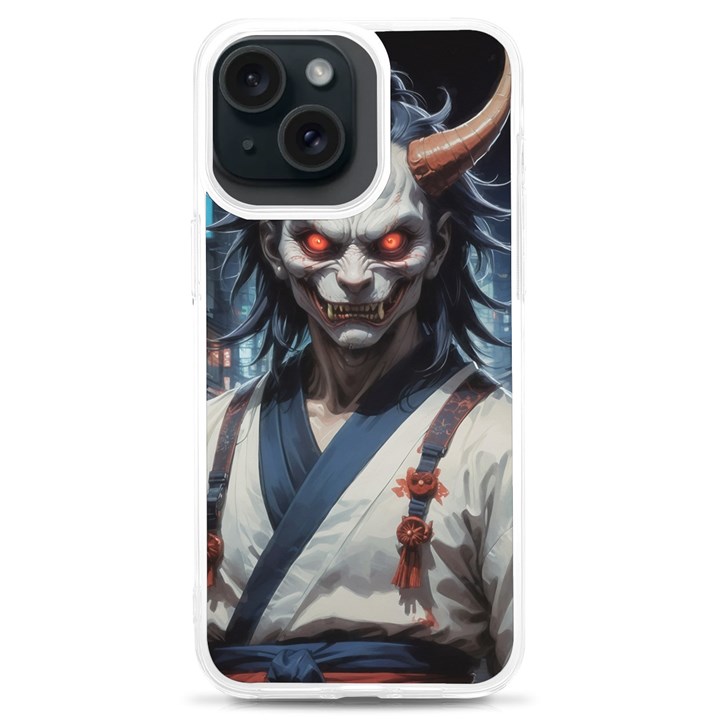 Demon Samurai iPhone 15 Plus TPU UV Print Case