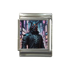 Cyberpunk Demon Samurai Italian Charm (13mm)