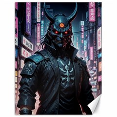 Cyberpunk Demon Samurai Canvas 18  X 24 