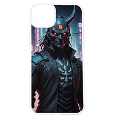 Cyberpunk Demon Samurai Iphone 15 Tpu Uv Print Case by AwesomeSauce