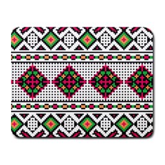 Ukrainian Folk Seamless Pattern Ethnic Ornament Border Element Traditional Small Mousepad by Grandong