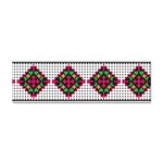 Ukrainian Folk Seamless Pattern Ethnic Ornament Border Element Traditional Sticker Bumper (100 pack) Front