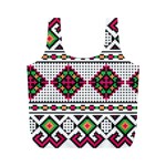 Ukrainian Folk Seamless Pattern Ethnic Ornament Border Element Traditional Full Print Recycle Bag (M) Front