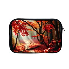 Forest Path Red Nature Apple Macbook Pro 13  Zipper Case