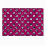 Calavera Cat Art Pattern Postcard 4 x 6  (Pkg of 10) Front