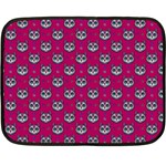 Calavera Cat Art Pattern Fleece Blanket (Mini) 35 x27  Blanket