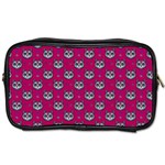 Calavera Cat Art Pattern Toiletries Bag (One Side) Front