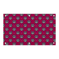 Calavera Cat Art Pattern Banner And Sign 5  X 3 