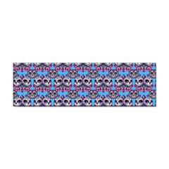 Colorful Sugar Skull Cat Pattern Sticker (bumper)