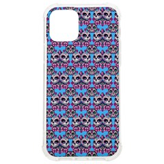 Colorful Sugar Skull Cat Pattern Iphone 12/12 Pro Tpu Uv Print Case