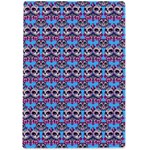 Colorful Sugar Skull Cat Pattern A4 Acrylic Clipboard Back