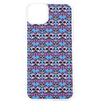 Colorful Sugar Skull Cat Pattern iPhone 15 TPU UV Print Case Front