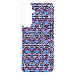 Colorful Sugar Skull Cat Pattern Samsung Galaxy S24 6 2 Inch Tpu Uv Case by ExtraGoodSauce