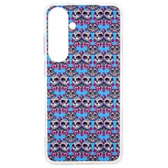 Colorful Sugar Skull Cat Pattern Samsung Galaxy S24 Ultra 6 9 Inch Tpu Uv Case by ExtraGoodSauce